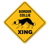 Noble Beasts - Border Collie X-ing Sign