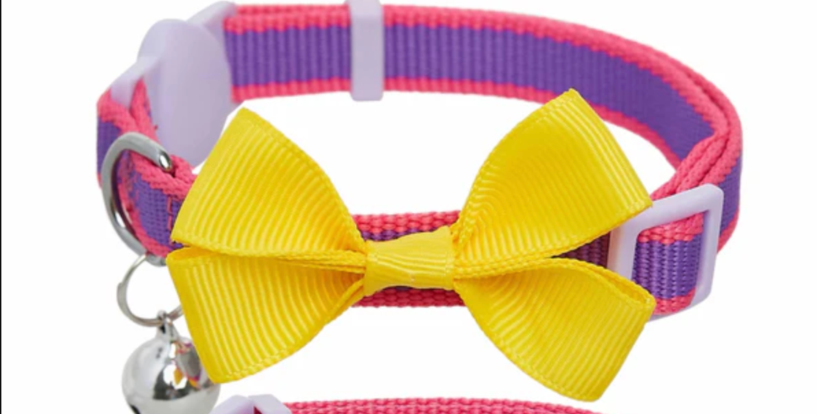 Blueberry Pet - Classic Solid | Cat Collar with Bow