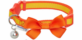 Blueberry Pet - Classic Solid | Cat Collar with Bow