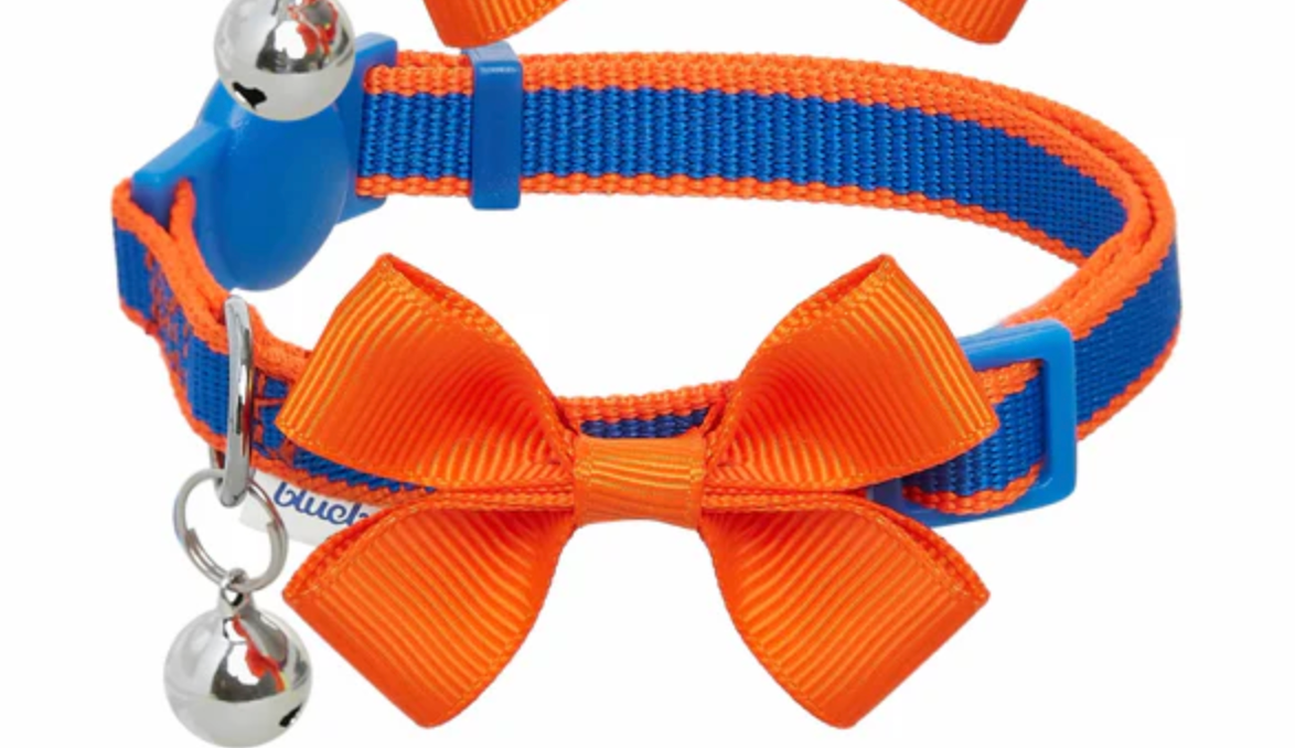 Blueberry Pet - Classic Solid | Cat Collar with Bow