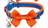 Blueberry Pet - Classic Solid | Cat Collar with Bow
