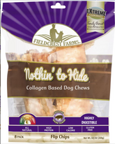 Fieldcrest Farms - Nothin' To Hide Flip Chips Bacon Rawhide Alternative Dog Chews