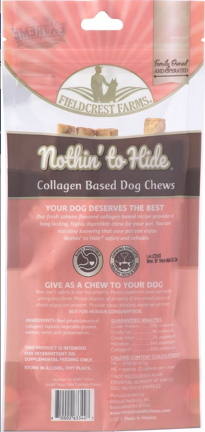 Fieldcrest Farms - Nothin' To Hide Twists Salmon Rawhide Alternative Dog Chews