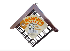 C & S Products - Hanging Suet Basket w/ Roof