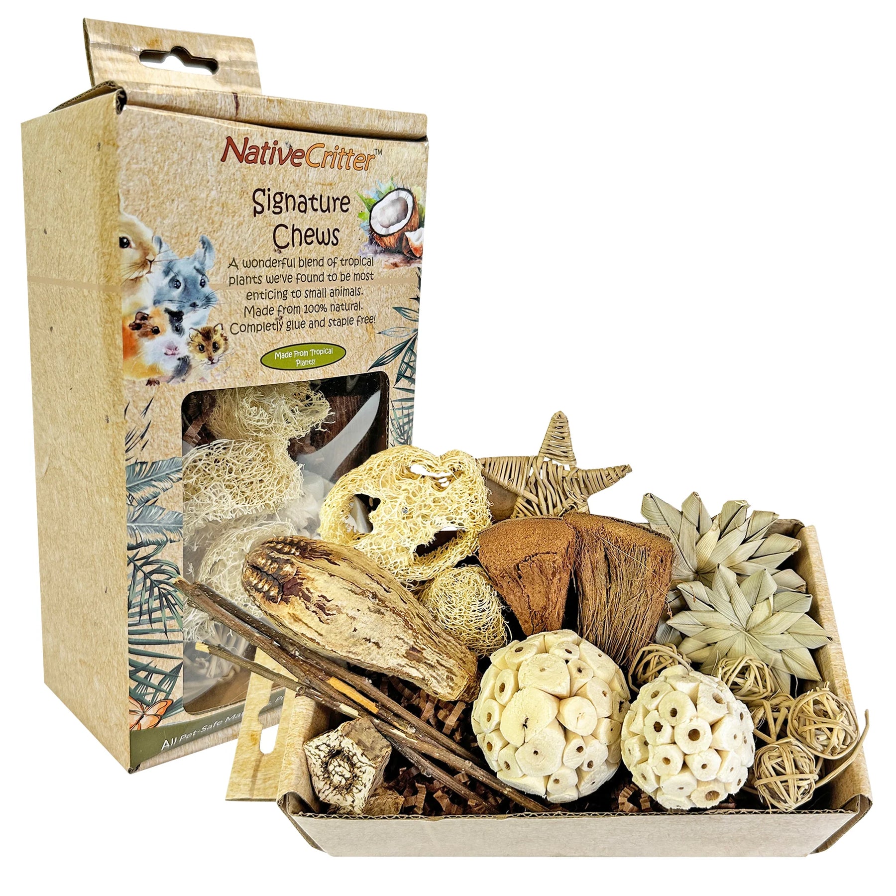 Exotic Nutrition - Signature Chews Seaweed, Rattan & Corn Husks - Southern Agriculture 