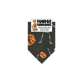 FunDog Bandanas - Dog Bandana Skeletons/Pumpkins