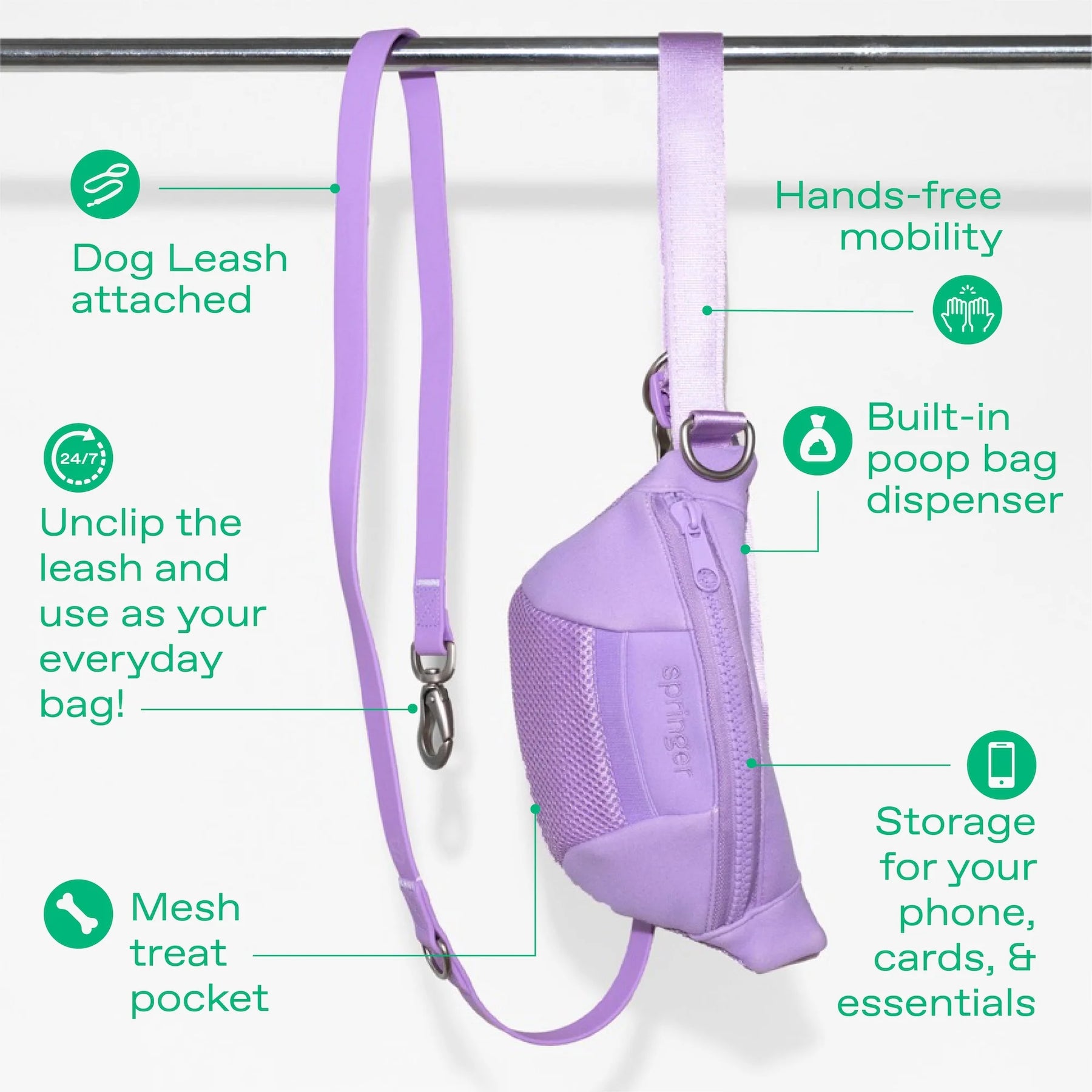 Springer - Sling Bag + Leash