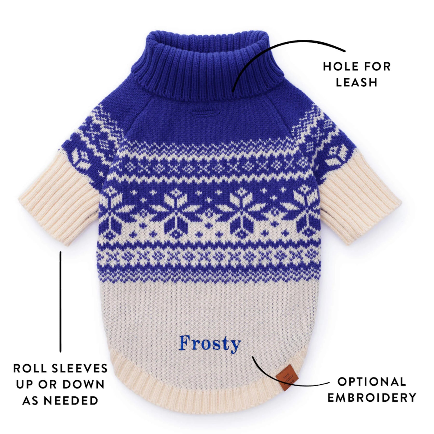 Foggy Dog - Dog Sweater Snow Day