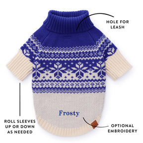 Foggy Dog - Dog Sweater Snow Day