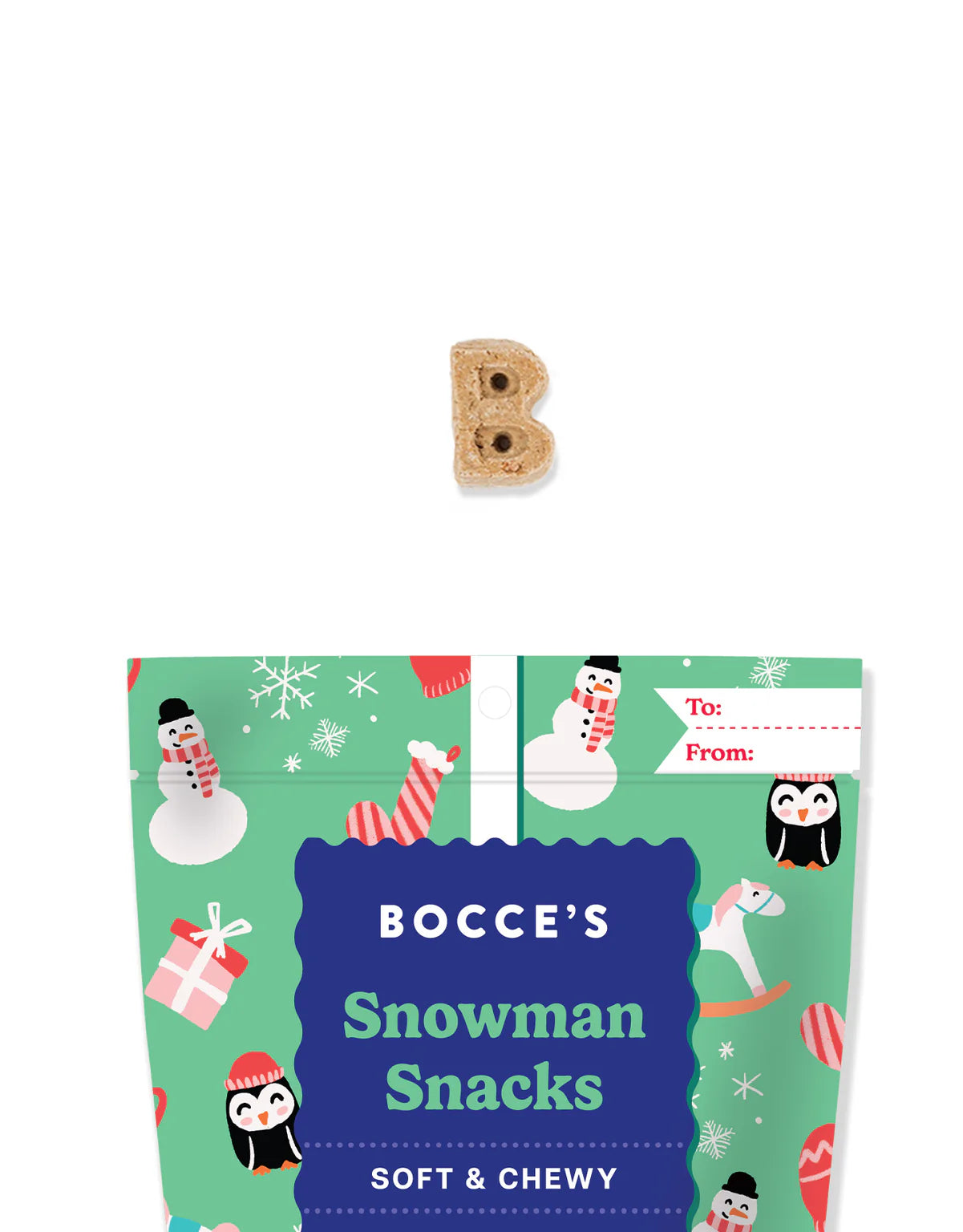 Bocce's Bakery - Snowman Snacks Soft & Chewy Treats
