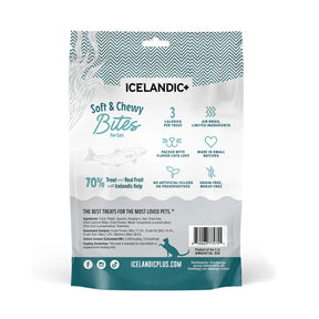 Icelandic+ Soft & Chewy Bites Trout, Raspberry & Kelp Treats For Cats