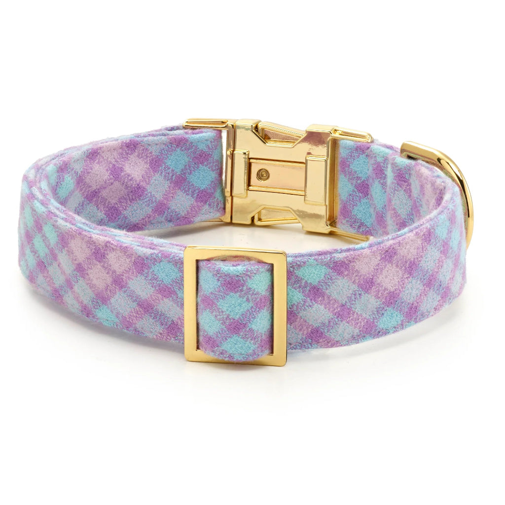 Foggy Dog - Dog Collar Sorbet Plaid Flannel
