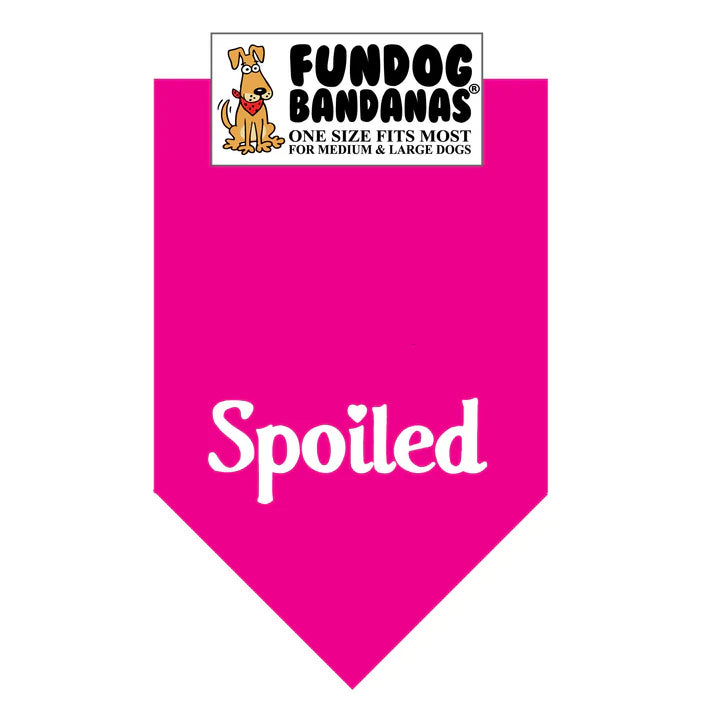 FunDog Bandanas - Dog Bandana Spoiled