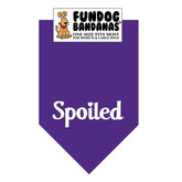 FunDog Bandanas - Dog Bandana Spoiled