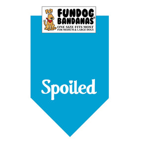 FunDog Bandanas - Dog Bandana Spoiled