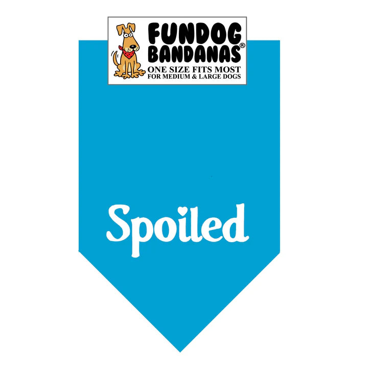 FunDog Bandanas - Dog Bandana Spoiled