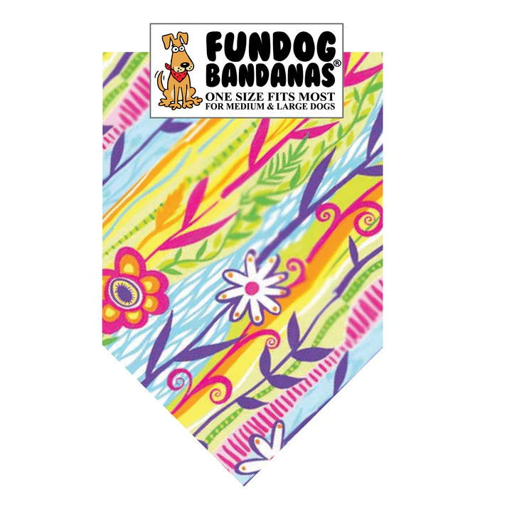 FunDog Bandanas - Dog Bandana Spring Flowers
