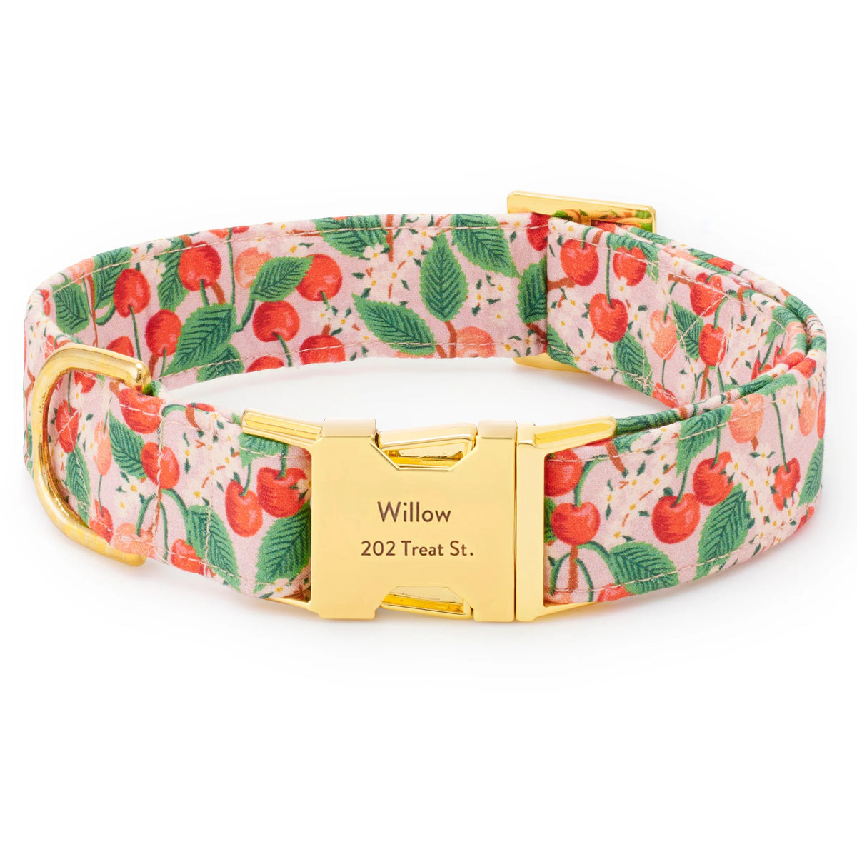 The Foggy Dog - Dog Collar Rifle Paper Co. X TFD Cherry Blossom