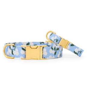 The Foggy Dog - Dog Collar Rifle Paper Co. X TFD Hydrangea Spring