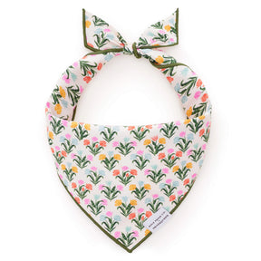 The Foggy Dog - Bandana Dog Tulips Spring