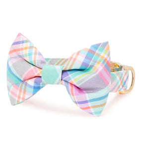 The Foggy Dog - Dog Bow Tie Blooming Plaid