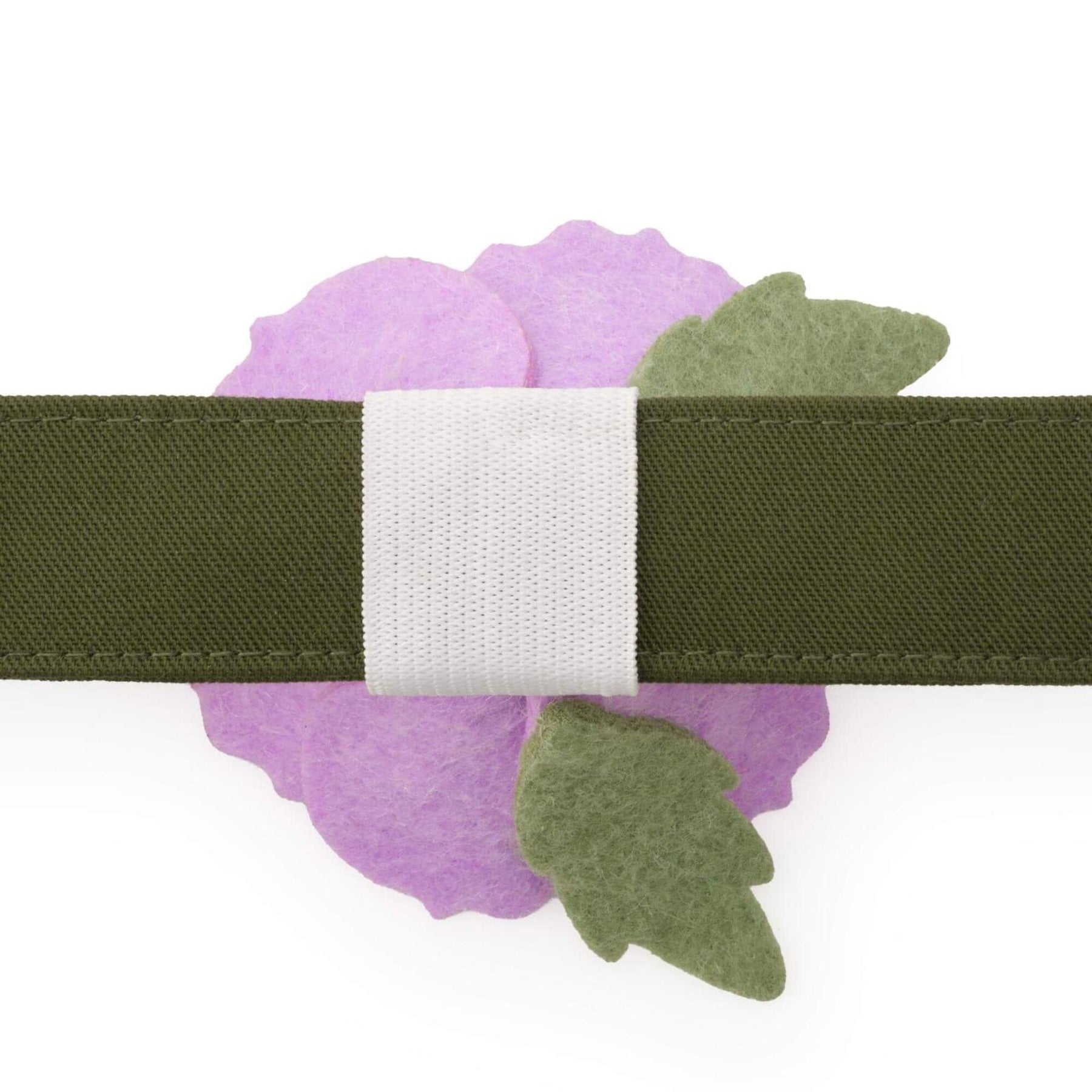 Foggy Dog - Dog Collar Flower Lilac Peony