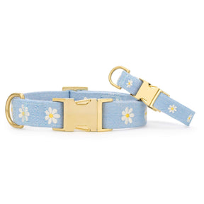Foggy Dog - Dog Collar Daisy Embroidered