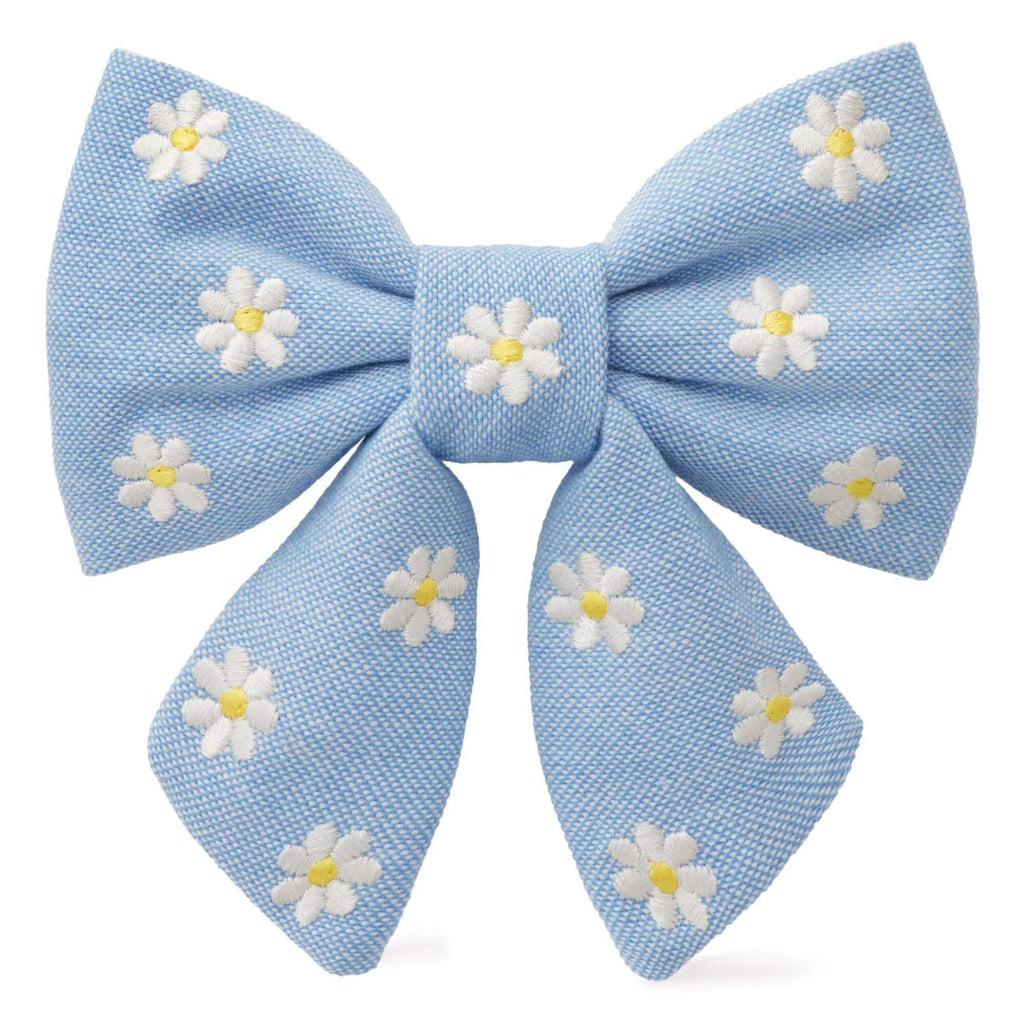 Foggy Dog - Dog Bow Lady Daisy Embroidered