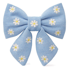 Foggy Dog - Dog Bow Lady Daisy Embroidered