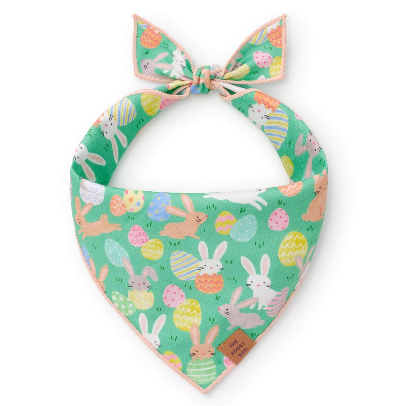 Foggy Dog - Bandana Dog Hoppy Easter Reversible