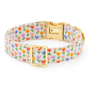 Foggy Dog - Dog Collar Tulip Garden