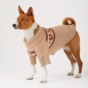 The Foggy Dog - Dog Sweater Squirrel Cable Knit