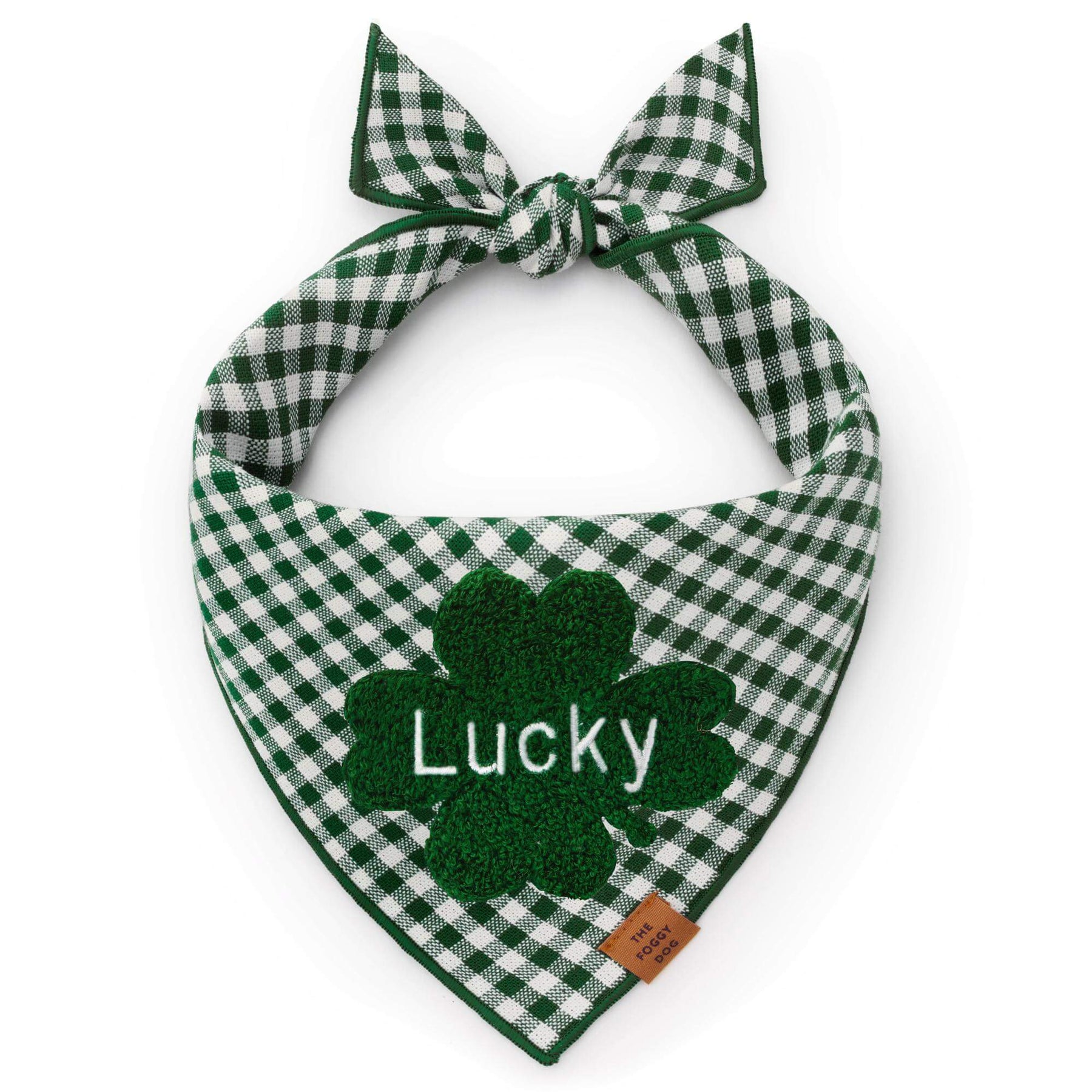 Foggy Dog - Dog Bandana Clover Applique