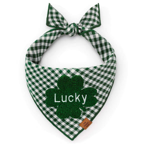 Foggy Dog - Dog Bandana Clover Applique