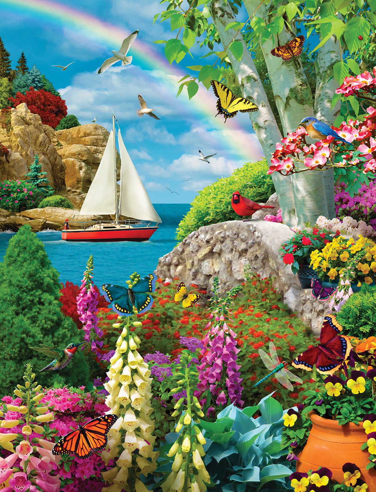 Allied Products-Springbok - Stairway to Serenity Puzzle