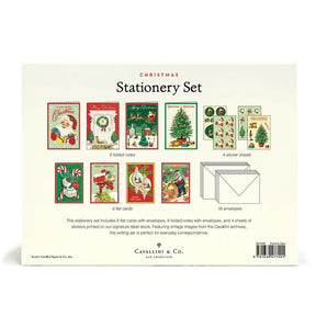 Cavallini Papers & Co - Christmas Stationery Set