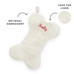 Foggy Dog - Stocking Ivory Velvet