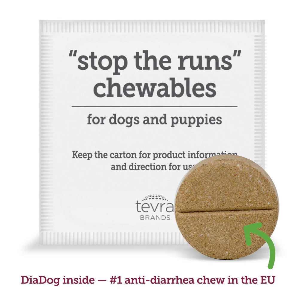 Tevra - 'Stop the Runs' Anti-Diarrhea Chewable for Dogs - Southern Agriculture 