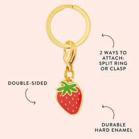 The Foggy Dog - Collar Charm Strawberry