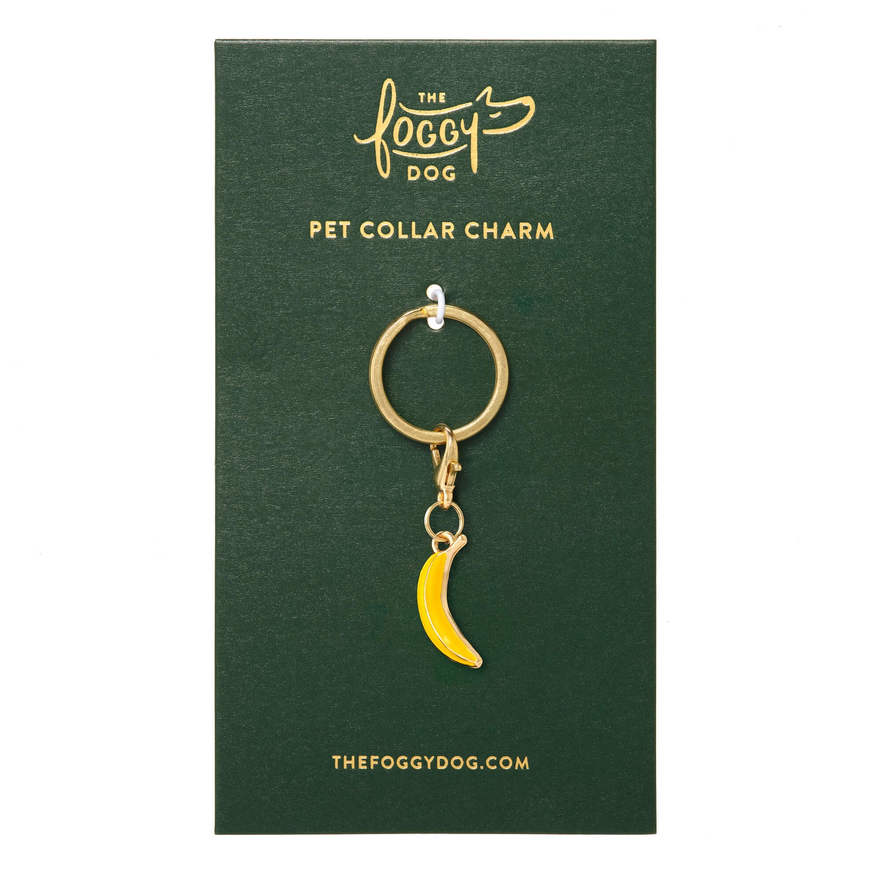 The Foggy Dog - Collar Charm Banana
