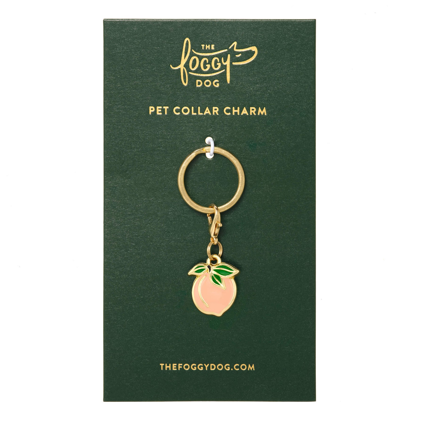 The Foggy Dog - Collar Charm Peach