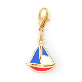 The Foggy Dog - Collar Charm Sailboat