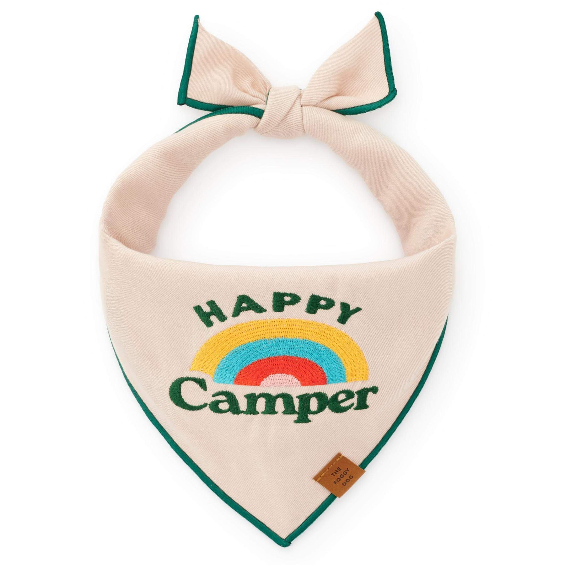 The Fogy Dog - Bandana Dog Embroidered Happy Camper