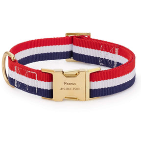 The Foggy Dog - Dog Collar Newport Striped