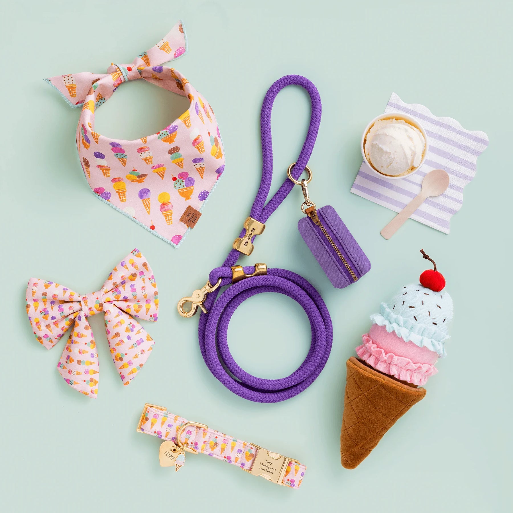Foggy Dog - Bandana Dog Sundae Funday