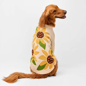 The Foggy Dog - Dog Sweater Sunflower
