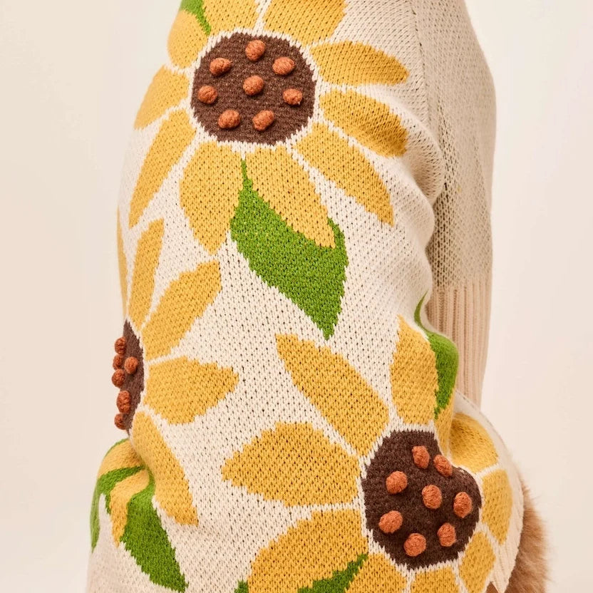 The Foggy Dog - Dog Sweater Sunflower