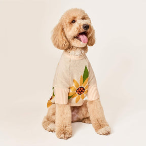 The Foggy Dog - Dog Sweater Sunflower