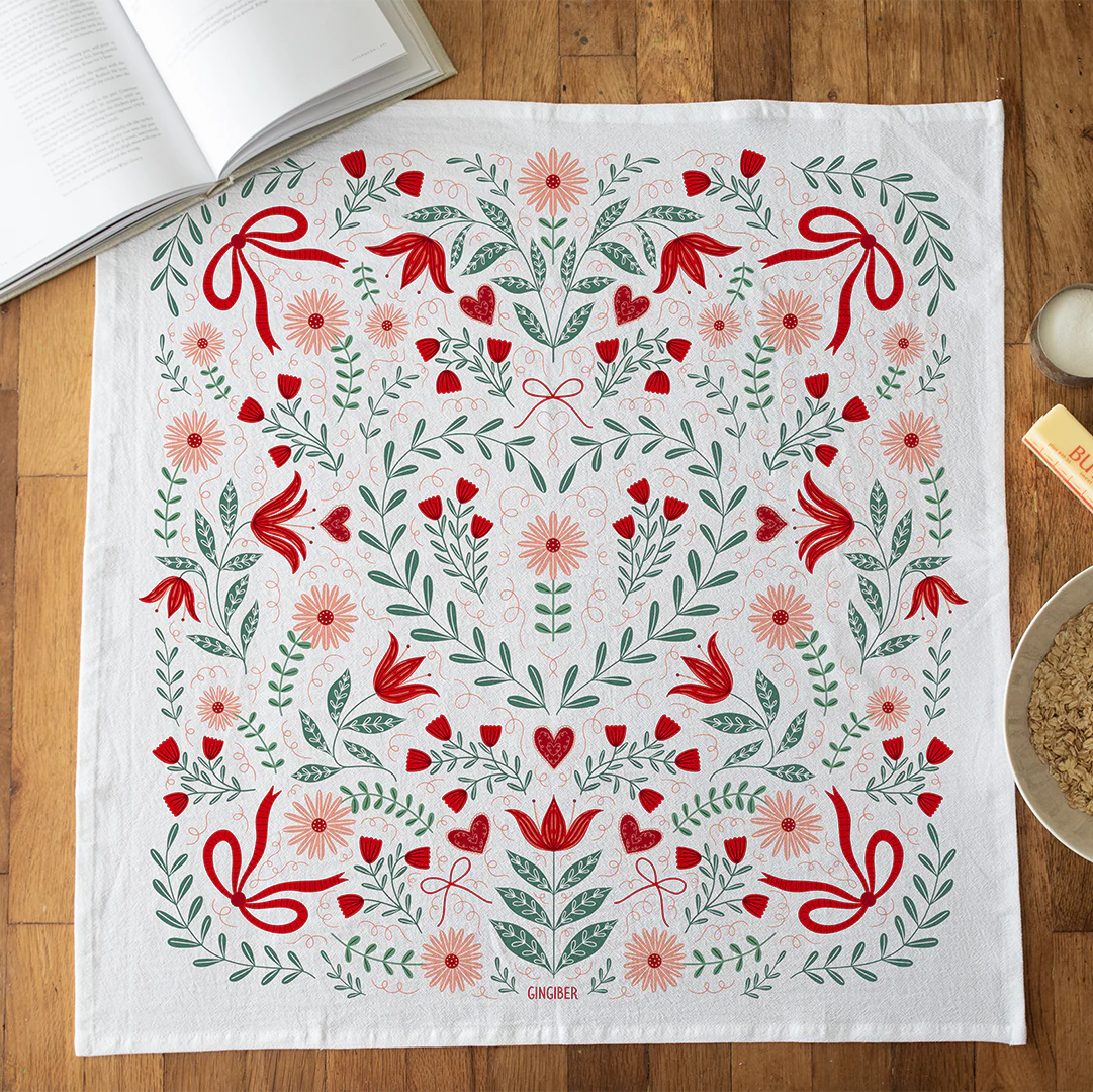 Gingiber - Tea Towel Sweetheart Cotton
