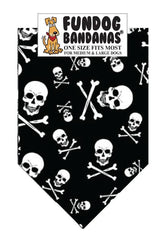 FunDog Bandanas - Dog Bandana Skull & Crossbones